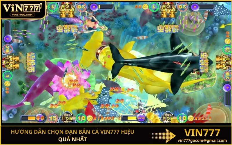Hướng dẫn chọn đạn bắn cá Vin777 hiệu quả nhất