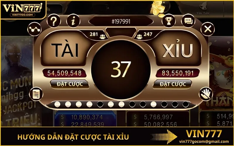 Hướng Dẫn Đặt Cược Tài Xỉu