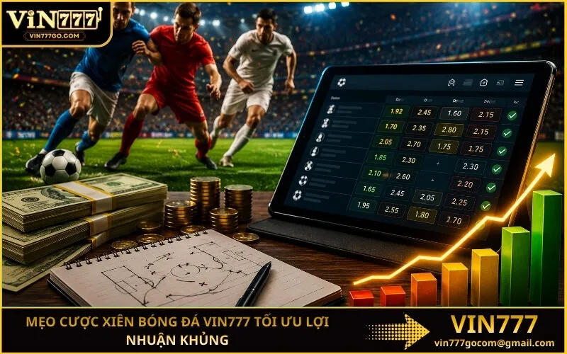 Mẹo Cược Xiên Bóng Đá Vin777 Tối Ưu Lợi Nhuận Khủng
